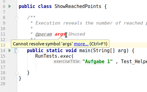 Javadoc™ mismatches