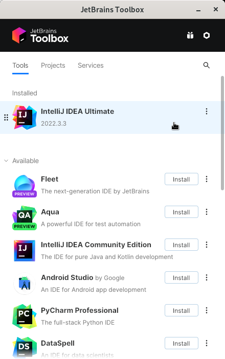 Intellij IDEA installation